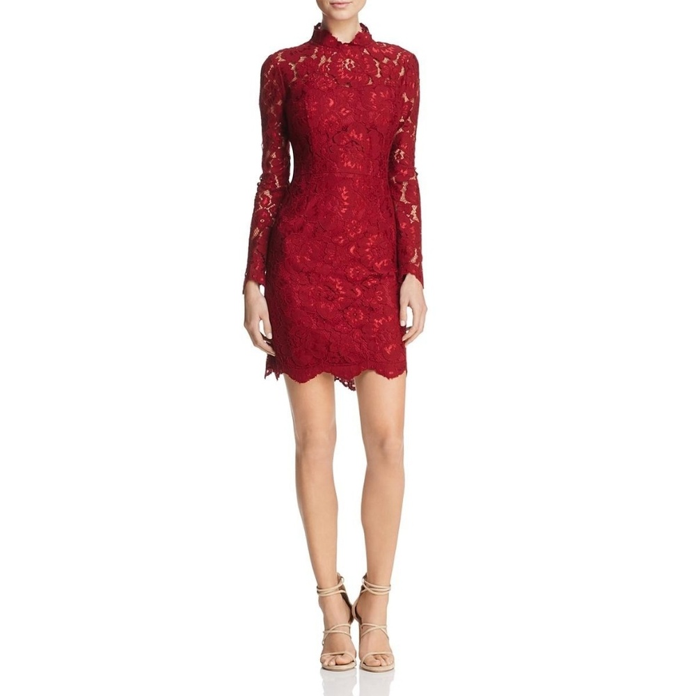 Betsey Johnson Womens Cocktail Dress Lace
